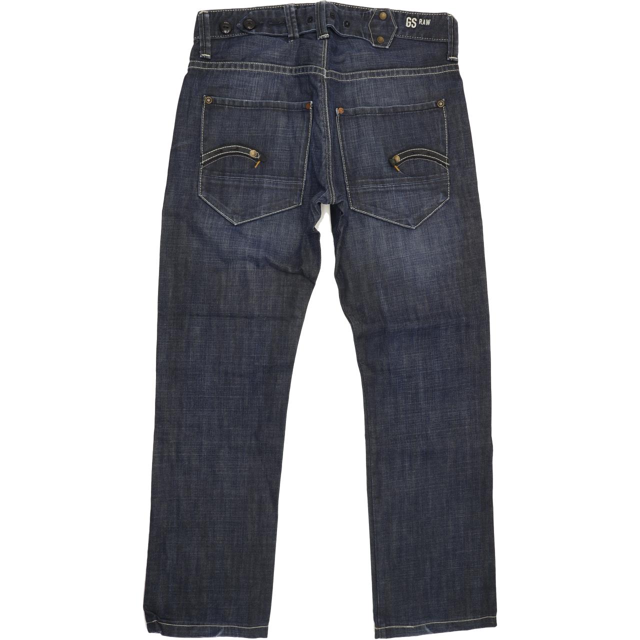 G-Star Radar Narrow Officer Men Blue Straight Regular Jeans W33 L31