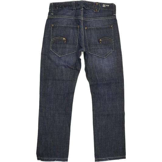 G-Star Radar Narrow Officer Men Blue Straight Regular Jeans W33 L31