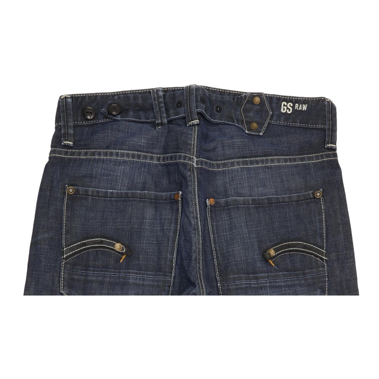 G-Star Radar Narrow Officer Men Blue Straight Regular Jeans W33 L31