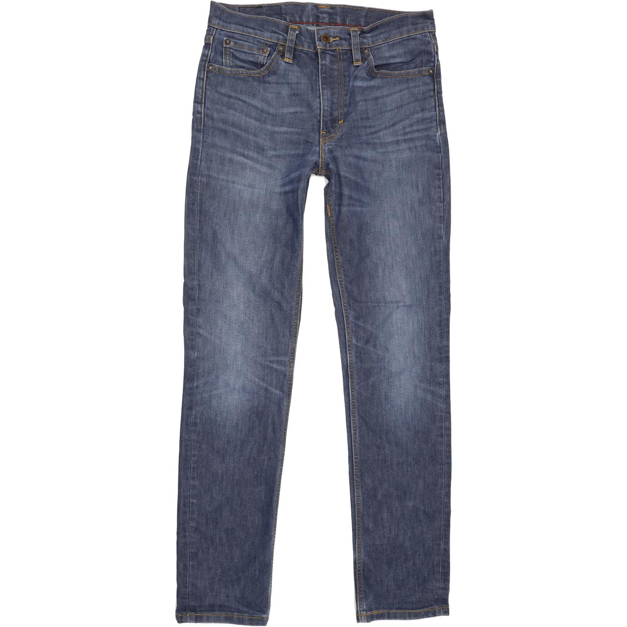 Levi's 511 Men Blue Straight Slim Stretch Jeans W30 L32