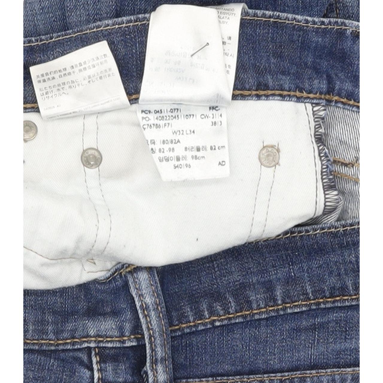 Levi's 511 Men Blue Straight Slim Stretch Jeans W32 L32