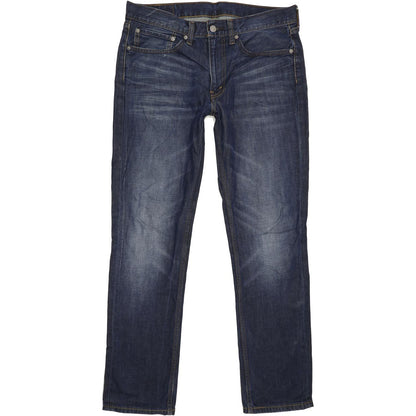 Levi's 511 Men Blue Straight Slim Jeans W34 L32