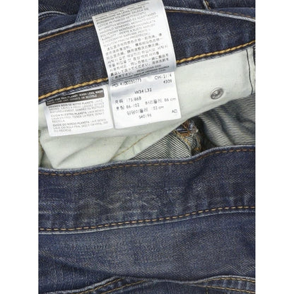 Levi's 511 Men Blue Straight Slim Jeans W34 L32
