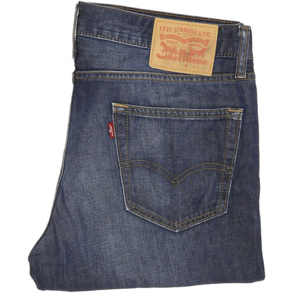 Levi's 511 Men Blue Straight Slim Jeans W34 L32