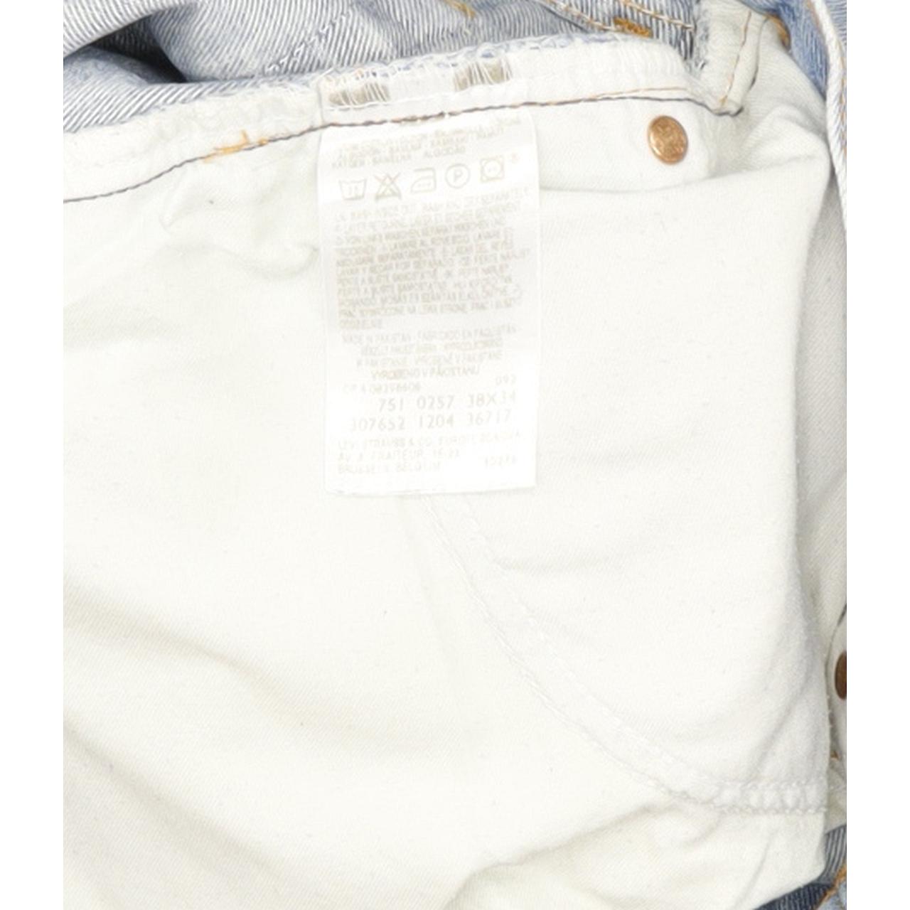 Levi's 751 Men Blue Straight Regular Jeans W38 L34