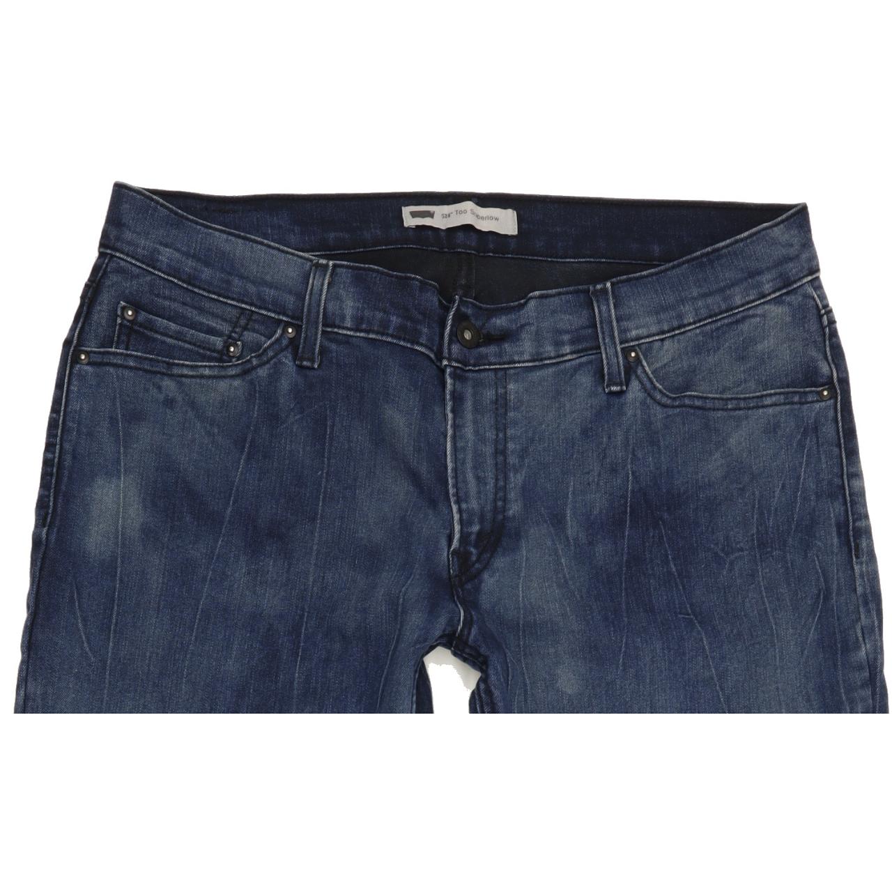Levi's 524 Women Blue Straight Slim Stretch Jeans W32 L32