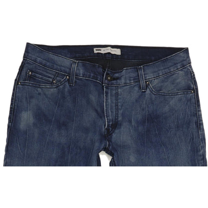 Levi's 524 Women Blue Straight Slim Stretch Jeans W32 L32