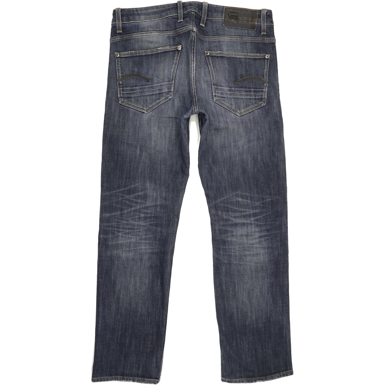G-Star Revend Men Blue Straight Regular Jeans W33 L31