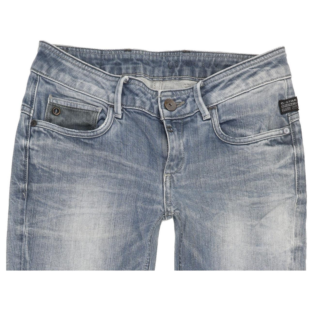 G-Star Midge Rover Women Blue Skinny Slim Stretch Jeans W27 L30