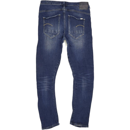 G-Star Women Blue Tapered Regular Jeans W28 L30