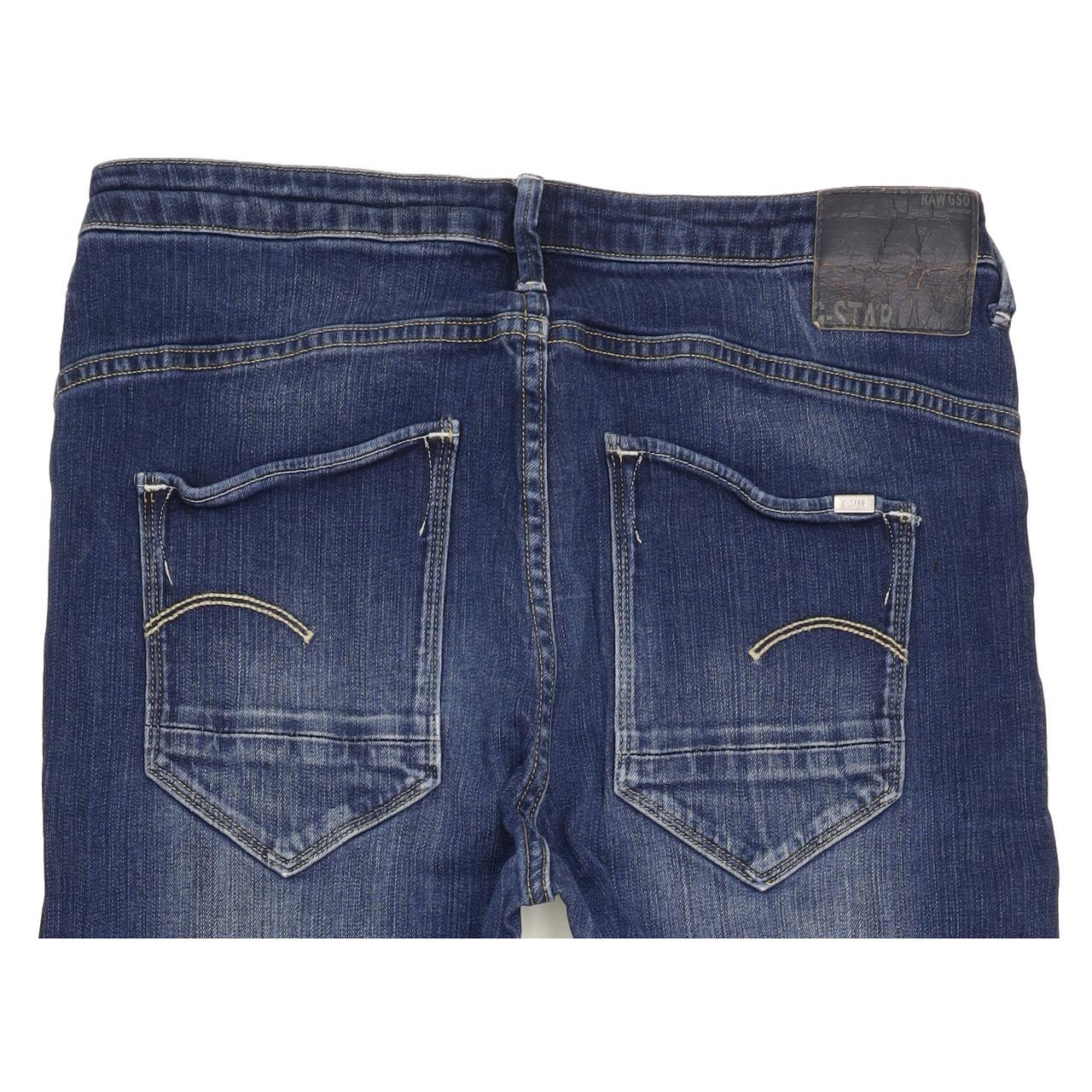 G-Star Women Blue Tapered Regular Jeans W28 L30