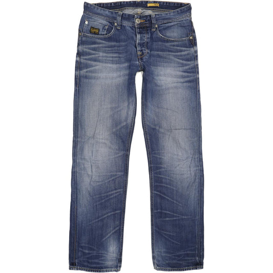 G-Star Porter Men Blue Straight Regular Jeans W33 L33