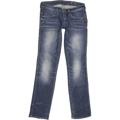 G-Star Midge Dover Women Blue Straight Slim Stretch Jeans W28 L31