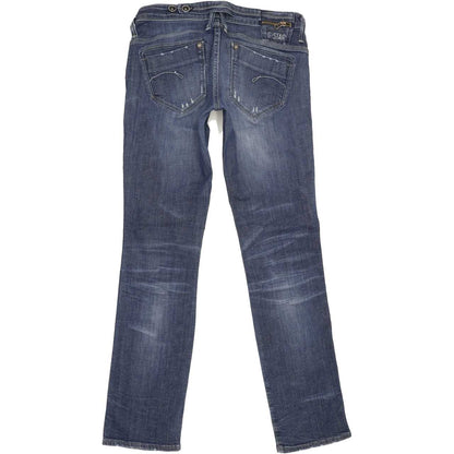 G-Star Midge Dover Women Blue Straight Slim Stretch Jeans W28 L31