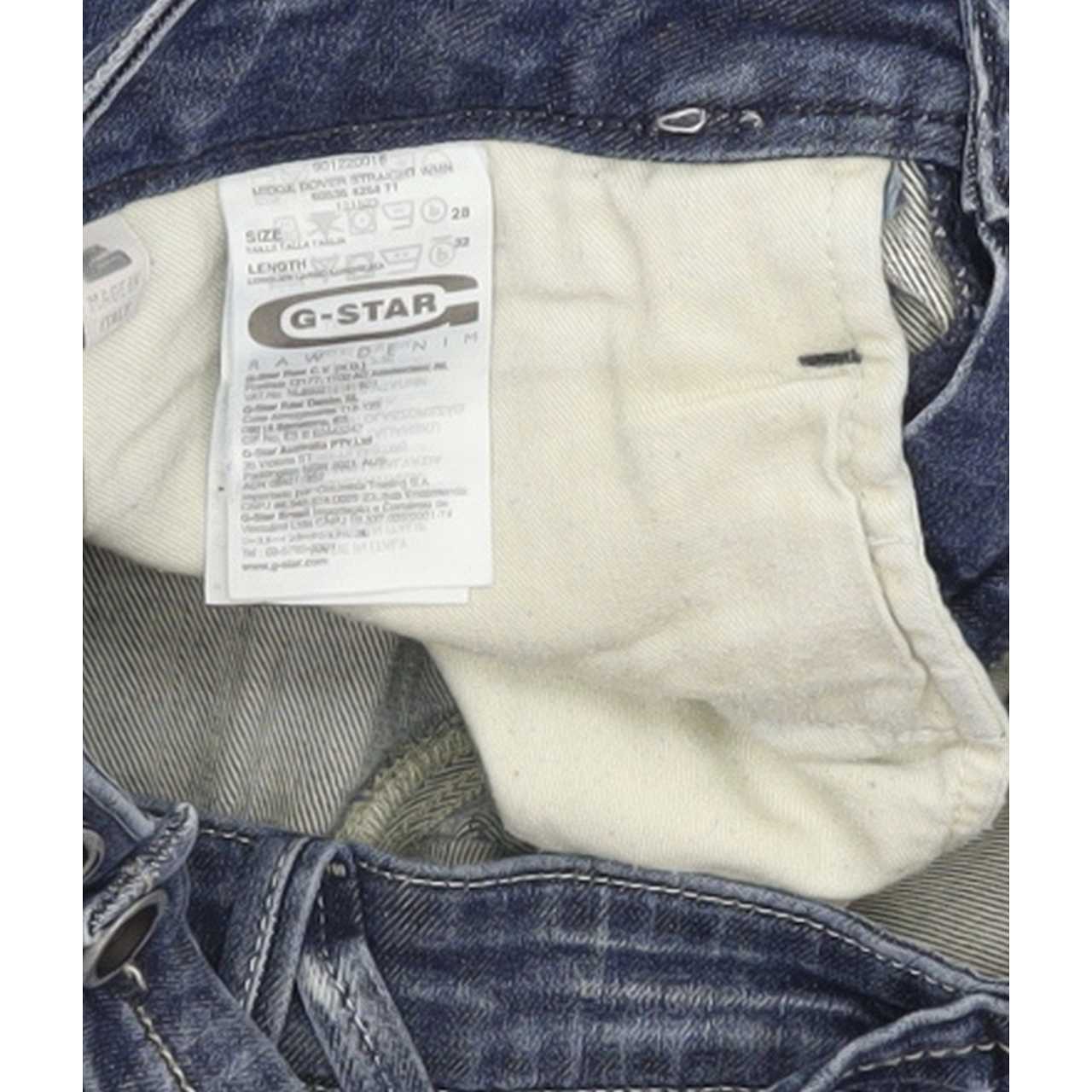 G-Star Midge Dover Women Blue Straight Slim Stretch Jeans W28 L31