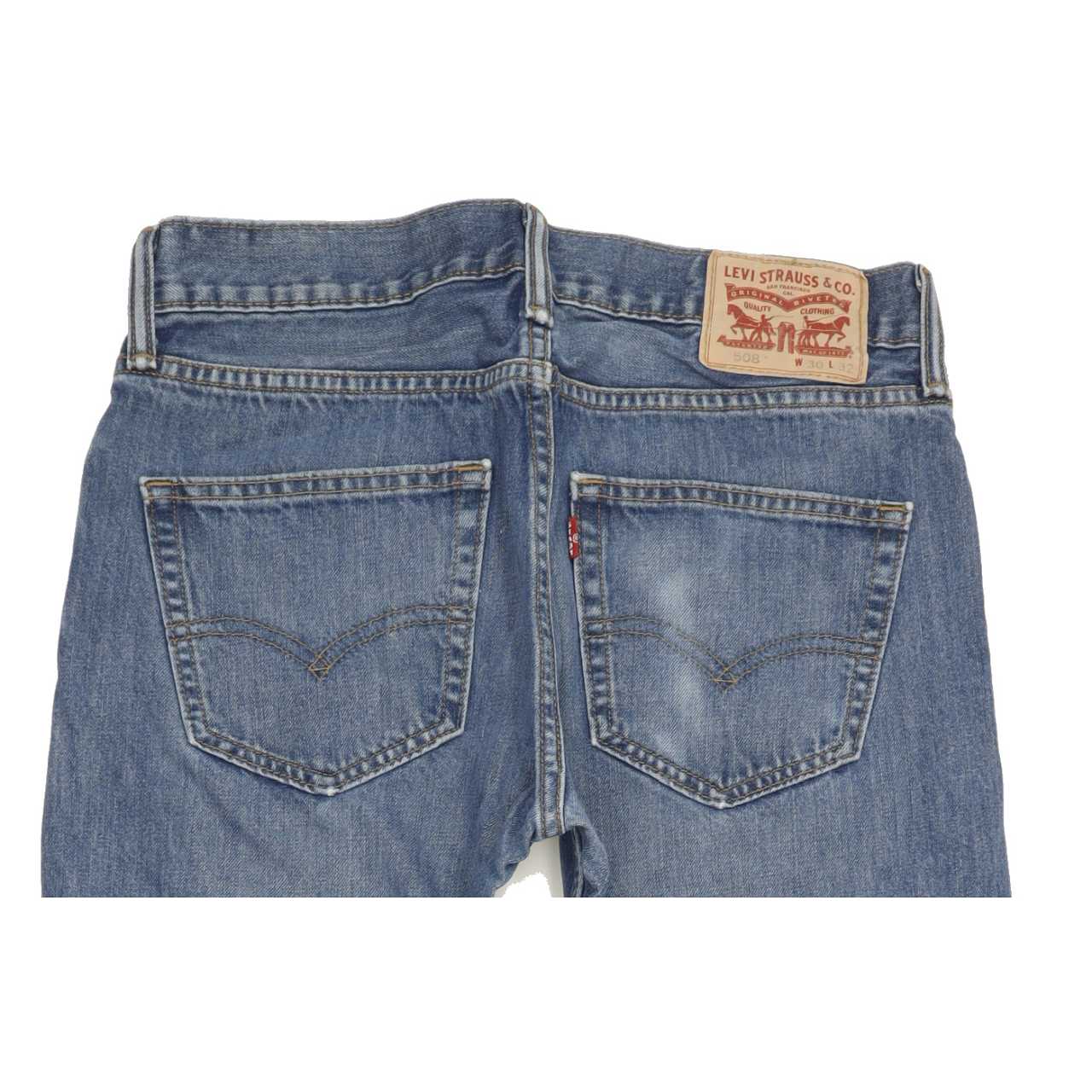Levi's 508 Men Blue Tapered Regular Jeans W30 L31