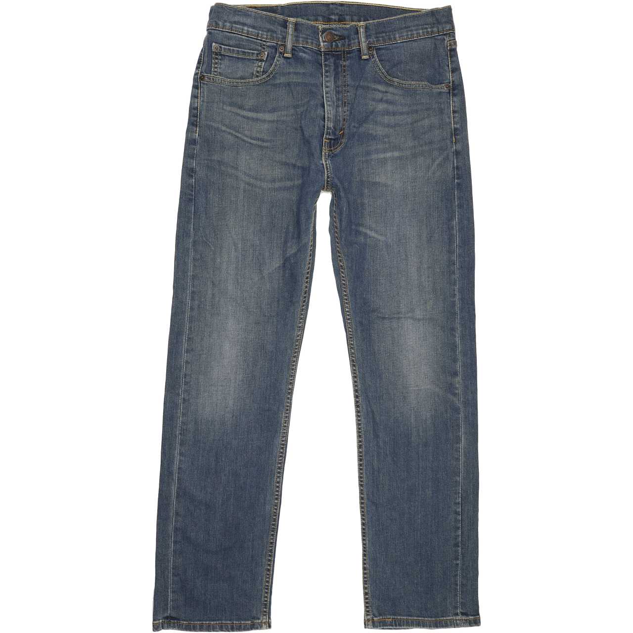 Levi's 505 Men Blue Straight Regular Stretch Jeans W33 L30