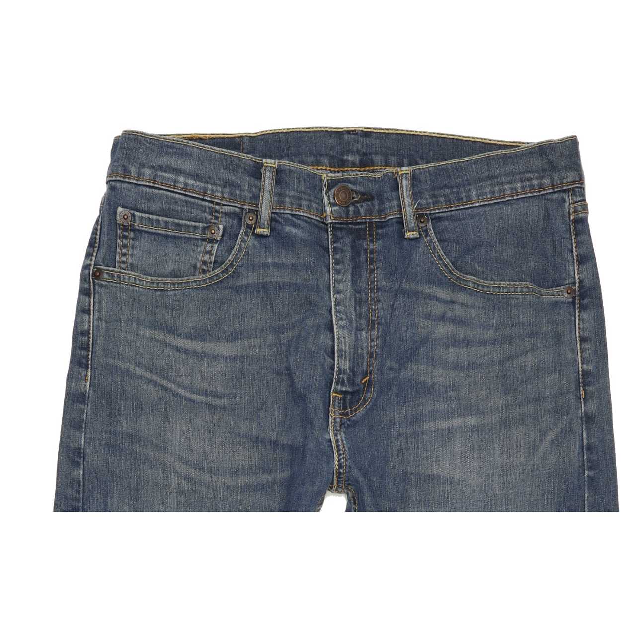 Levi's 505 Men Blue Straight Regular Stretch Jeans W33 L30
