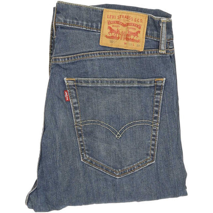Levi's 505 Men Blue Straight Regular Stretch Jeans W33 L30