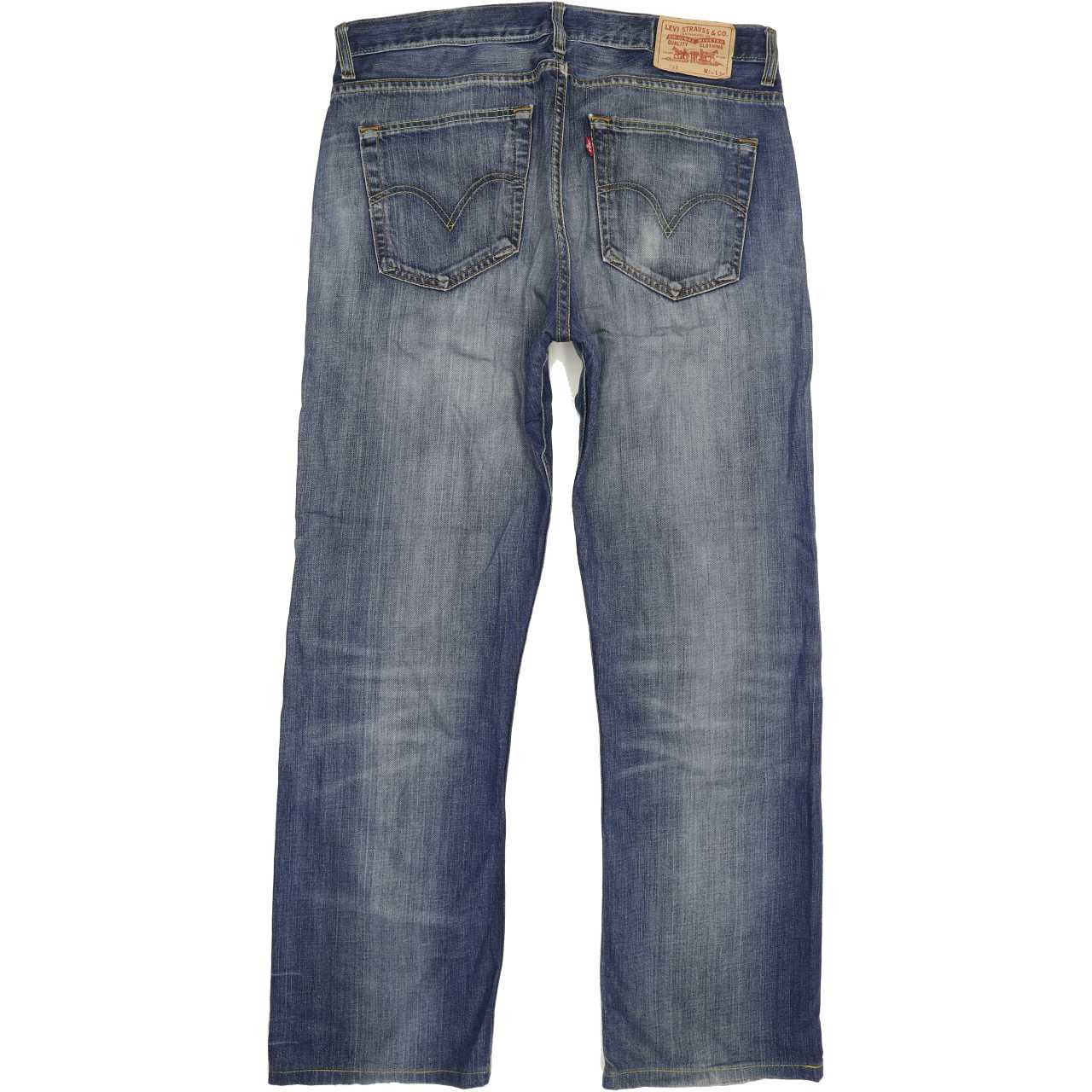 Levi's 758 Men Blue Straight Regular Jeans W35 L31