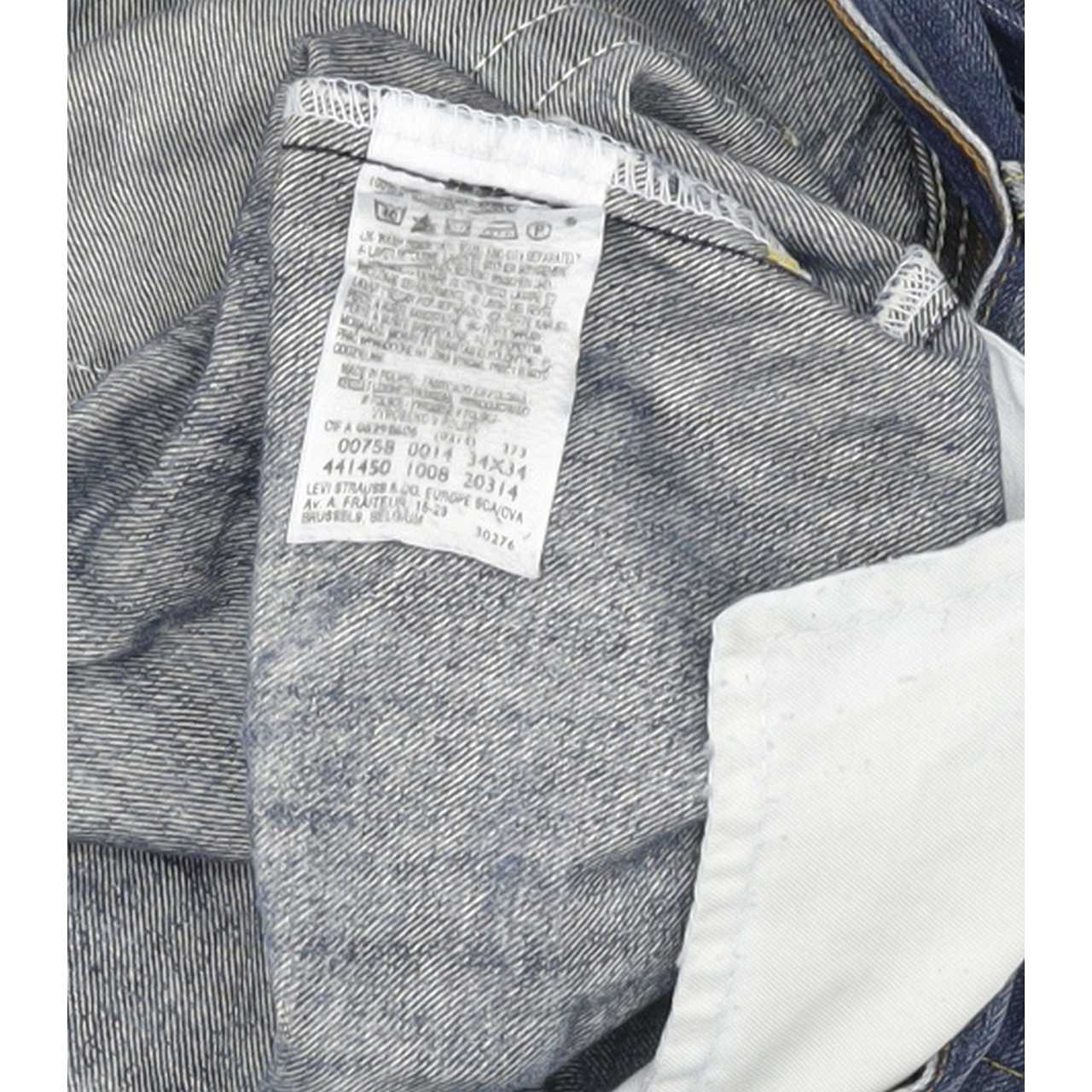 Levi's 758 Men Blue Straight Regular Jeans W35 L31
