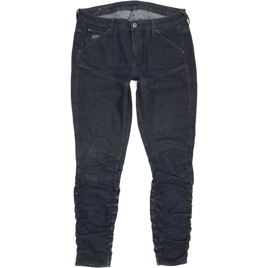 G-Star 5620 Mid Staq Women Navy Skinny Regular Stretch Jeans W31 L32