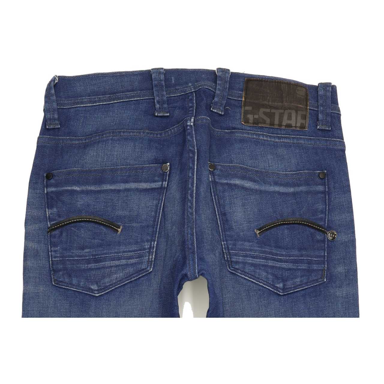 G-Star Defend Men Blue Straight Slim Stretch Jeans W32 L31