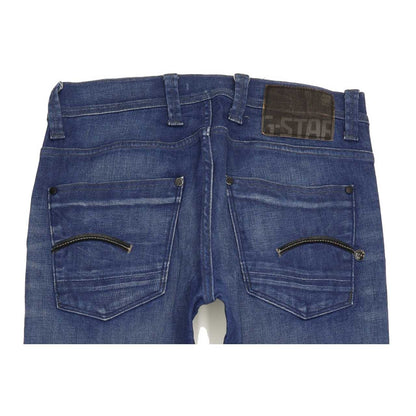 G-Star Defend Men Blue Straight Slim Stretch Jeans W32 L31