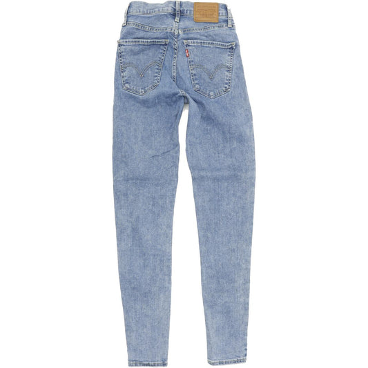 Levi's Mile High Super Women Blue Skinny Slim Stretch Jeans W24 L28