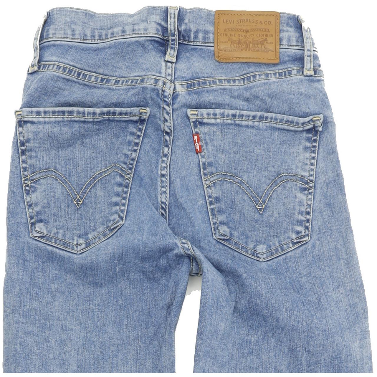 Levi's Mile High Super Women Blue Skinny Slim Stretch Jeans W24 L28