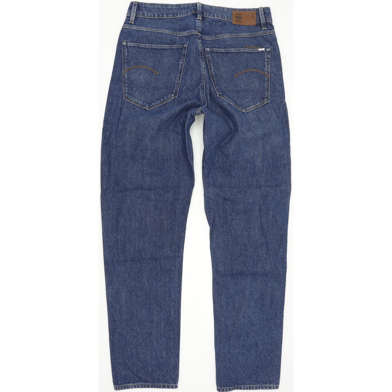 G-Star 3301 High Ankle Blue Straight Slim Jeans High Waisted W28 L28