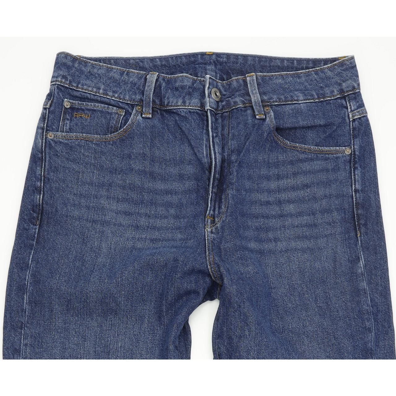 G-Star 3301 High Ankle Blue Straight Slim Jeans High Waisted W28 L28