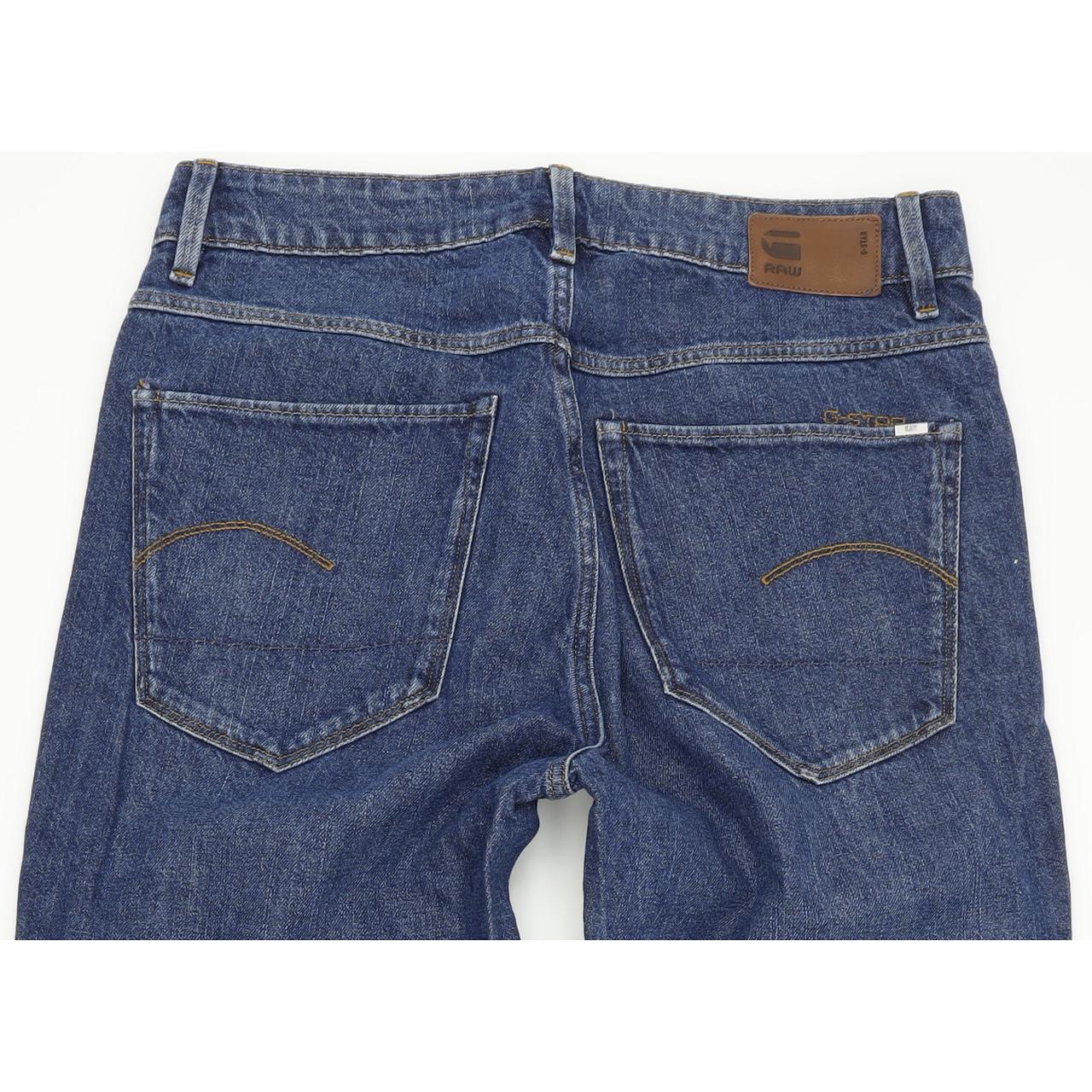 G-Star 3301 High Ankle Blue Straight Slim Jeans High Waisted W28 L28