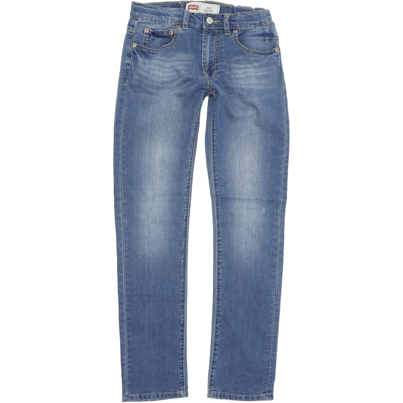 Levi's 510 Kids Blue Skinny Slim Stretch Jeans W28 L28