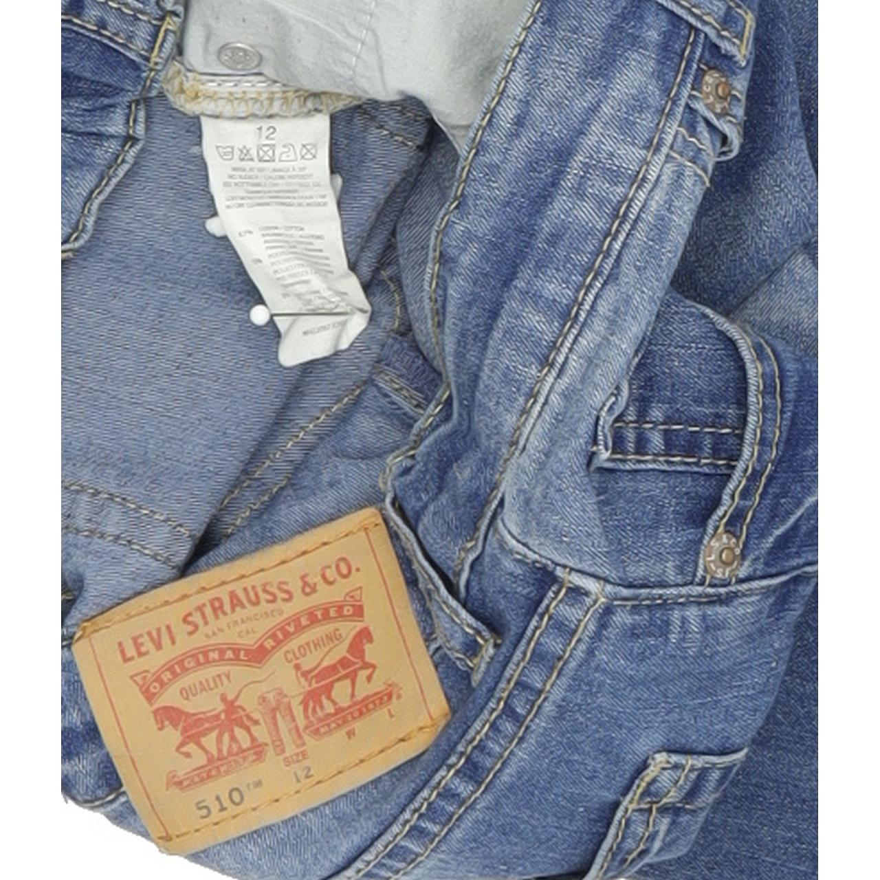 Levi's 510 Kids Blue Skinny Slim Stretch Jeans W28 L28