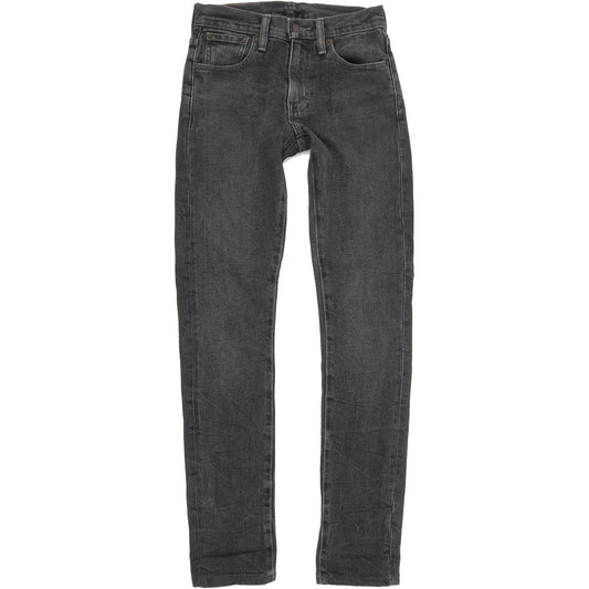 Levi's 505 Women Charcoal Skinny Slim Stretch Jeans W24 L32