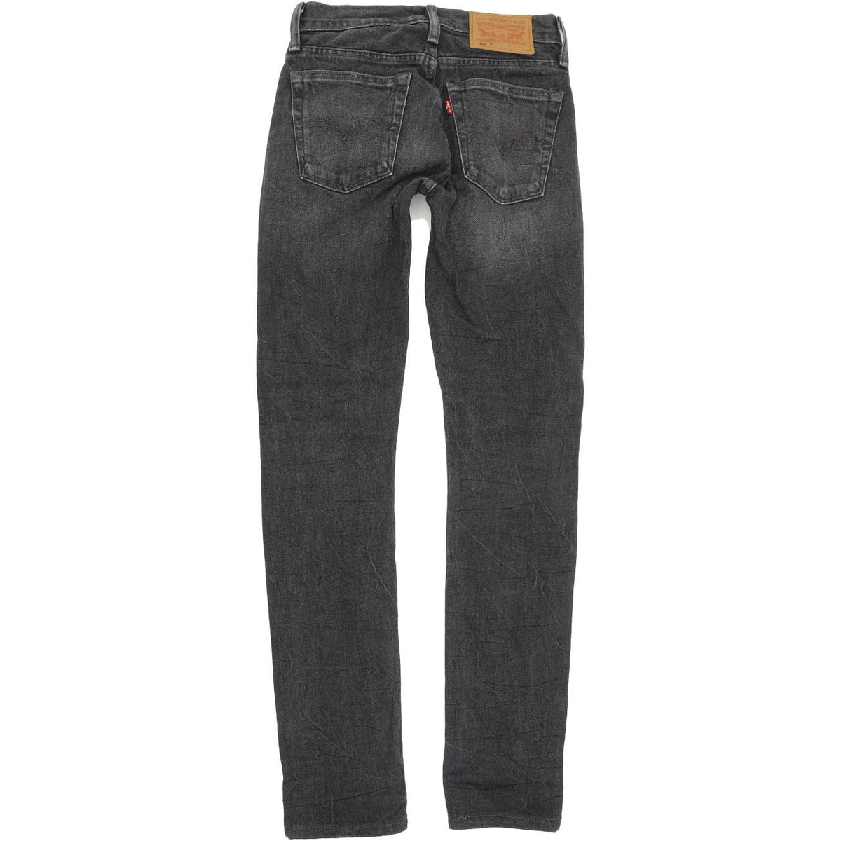 Levi's 505 Women Charcoal Skinny Slim Stretch Jeans W24 L32