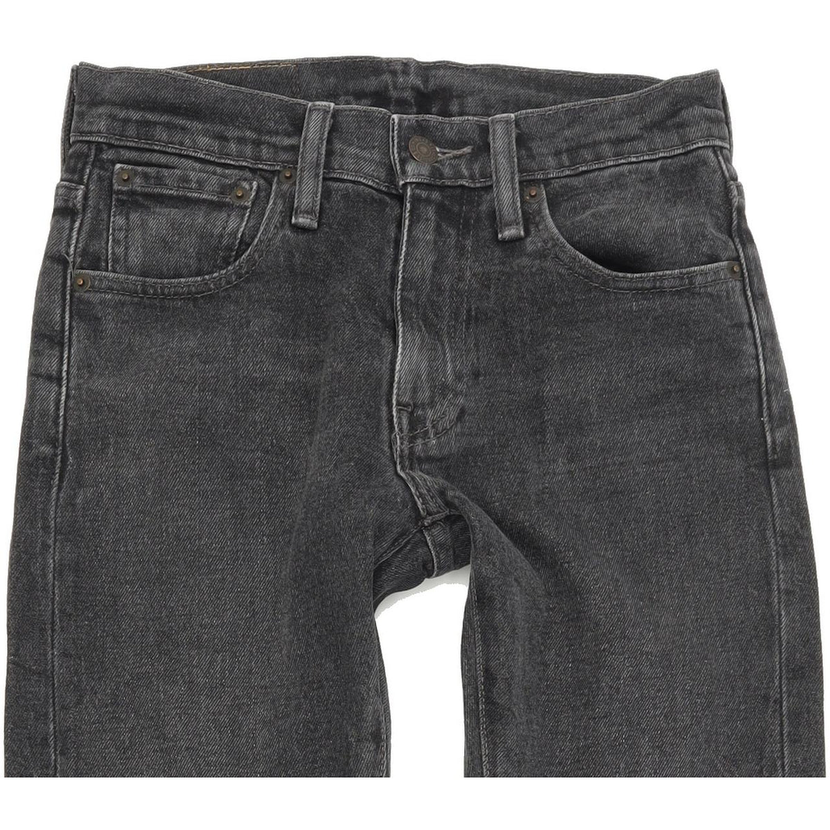 Levi's 505 Women Charcoal Skinny Slim Stretch Jeans W24 L32