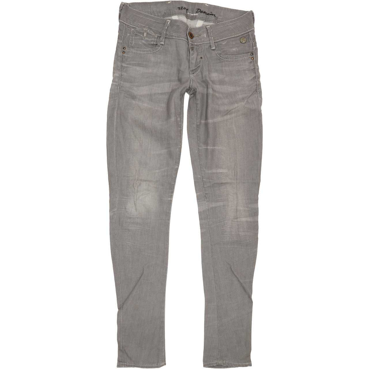 G-Star Royce Women Grey Skinny Slim Stretch Jeans W26 L30
