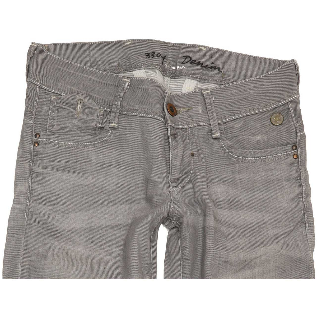 G-Star Royce Women Grey Skinny Slim Stretch Jeans W26 L30