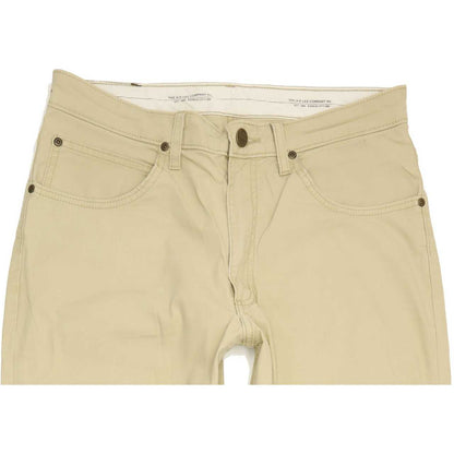 Lee Brooklyn Men Beige Straight Regular Stretch Jeans W32 L34