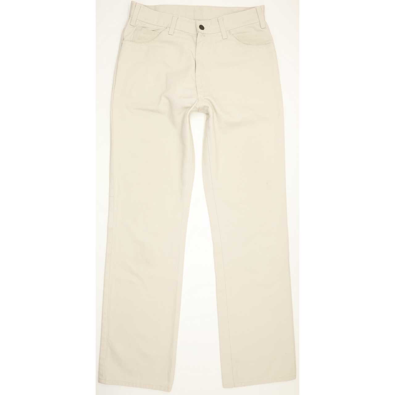 Levi's 566 Men Beige Straight Regular Jeans W32 L34