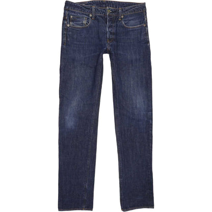 G-Star 3301 Men Blue Straight Regular Jeans W32 L34