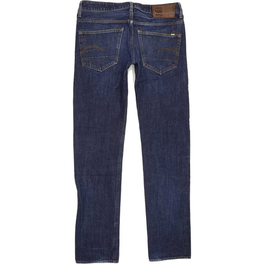 G-Star 3301 Men Blue Straight Regular Jeans W32 L34