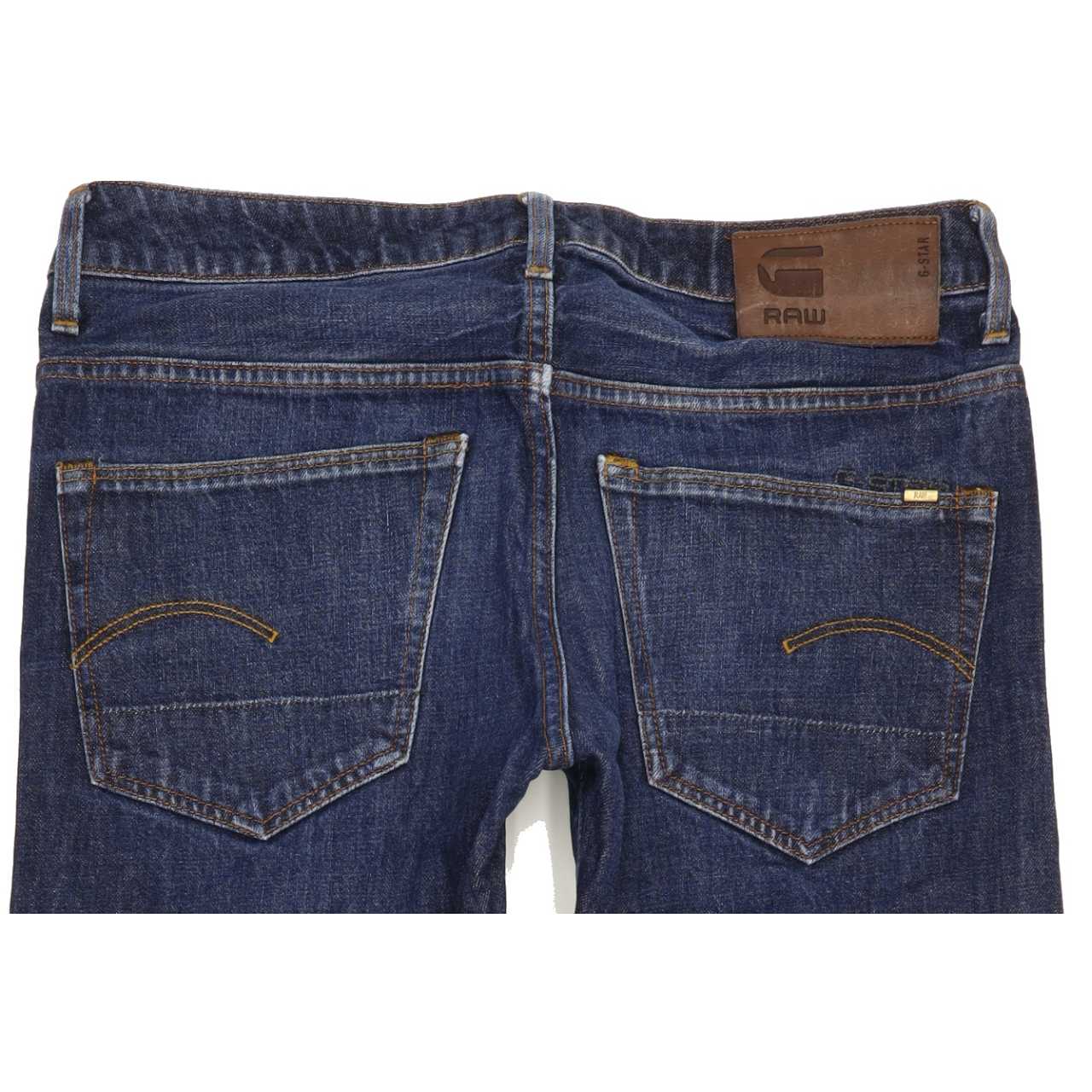 G-Star 3301 Men Blue Straight Regular Jeans W32 L34