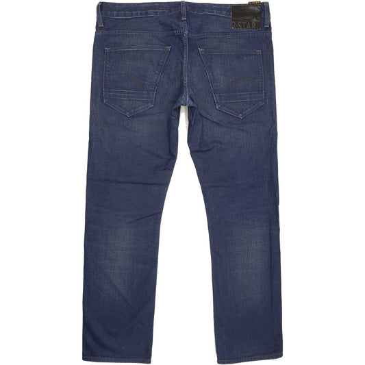 G-Star Morris Men Blue Straight Slim Jeans W38 L31