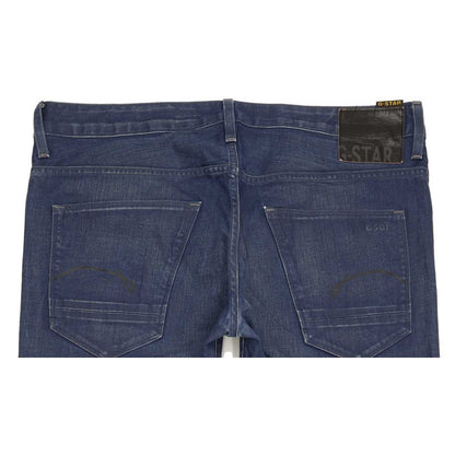 G-Star Morris Men Blue Straight Slim Jeans W38 L31
