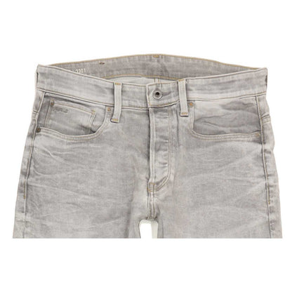 G-Star 3301 Men Grey Tapered Regular Stretch Jeans W32 L32