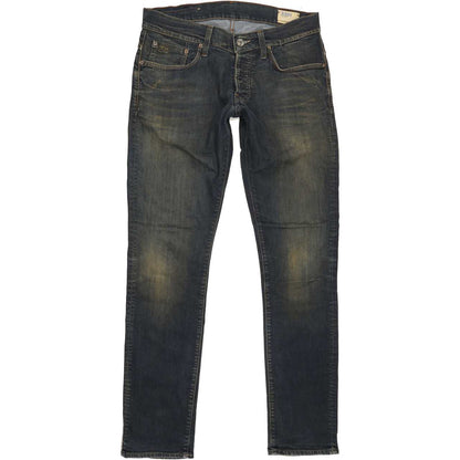 G-Star 3301 Men Blue Straight Slim Stretch Jeans W32 L32
