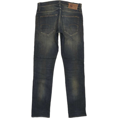 G-Star 3301 Men Blue Straight Slim Stretch Jeans W32 L32